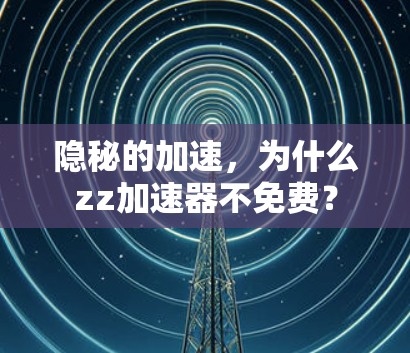 隐秘的加速,为什么zz加速器不免费?