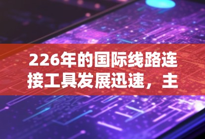 226年的国际线路连接工具发展迅速,主要趋势包括 226年的国际线路连接工具发展迅速,主要趋势包括