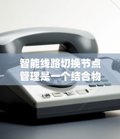 智能线路切换节点管理是一个结合物联网、人工智能和分布式系统的技术领域,旨在通过智能算法和系统优化,提高网络管理的效率和可靠性。以下是对该领域的总结和详细解释 智能线路切换节点管理是一个结合物联网、人工智能和分布式系统的技术领域,旨在通过智能算法和系统优化,提高网络管理的效率和可靠性。以下是对该领域的总结和详细解释