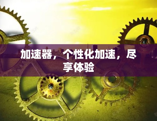 加速器，个性化加速，尽享体验