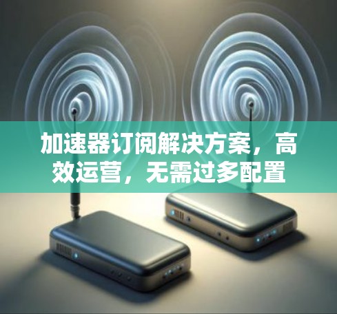加速器订阅解决方案,高效运营,无需过多配置 加速器订阅解决方案,高效运营,无需过多配置