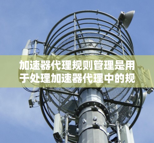 加速器代理规则管理是用于处理加速器代理中的规则，以优化性能和提高效率。以下是根据您的问题展开的详细指南