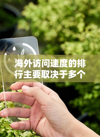 海外访问速度的排行主要取决于多个因素，包括运营商、覆盖区域、设备性能、网络设置、网络提供商等。以下是一个基于主要国际互联网运营商的数据排名，供参考