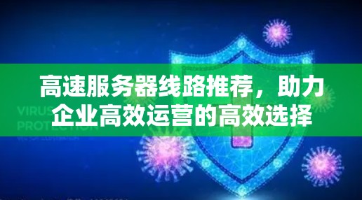 高速服务器线路推荐，助力企业高效运营的高效选择